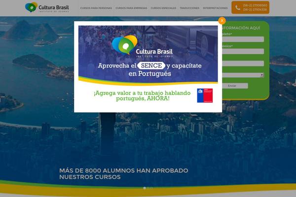 culturabrasil.cl site used Icb