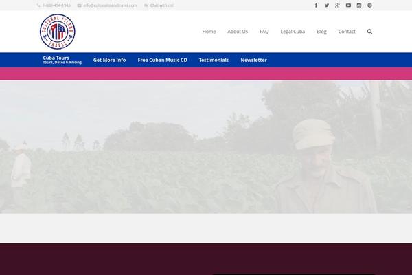 Impreza theme site design template sample