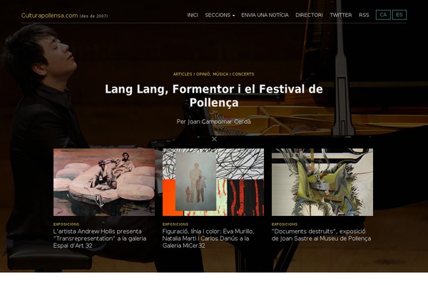 culturapollensa.com site used Newscenter