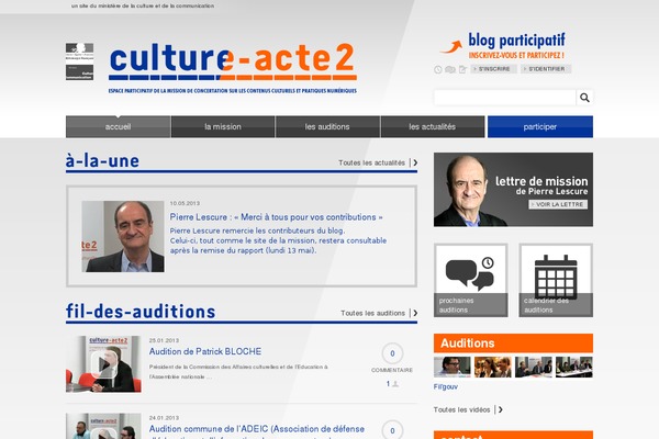 culture-acte2.fr site used Acte-2v3