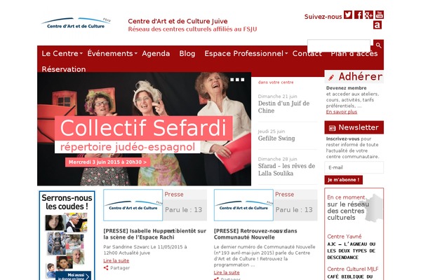 culture-juive.fr site used Communaute