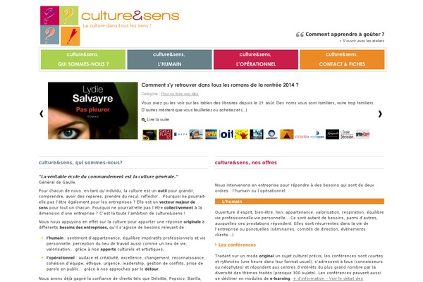 culture-sens.fr site used Motion
