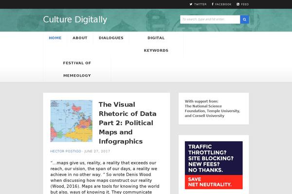 culturedigitally.org site used Cd_child_theme
