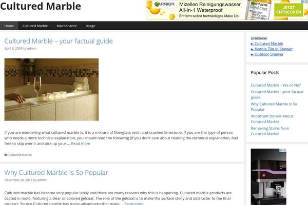 GeneratePress theme site design template sample