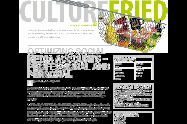 culturefried.com site used Brunetgarcia