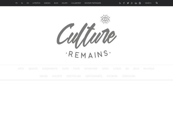 cultureremains.com site used SuperNews