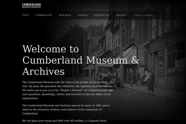 cumberlandmuseum.ca site used Cumberlandmuseum