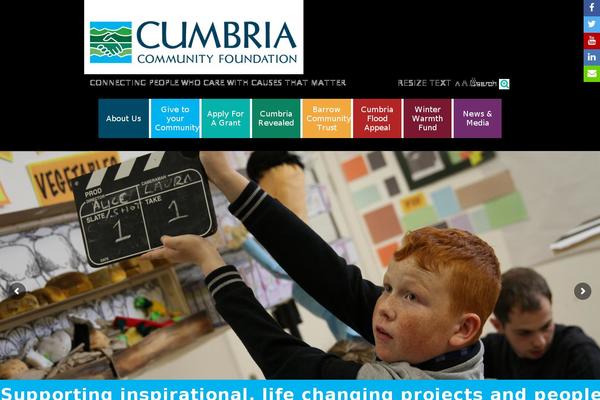cumbriafoundation.org site used Cumbriafoundation