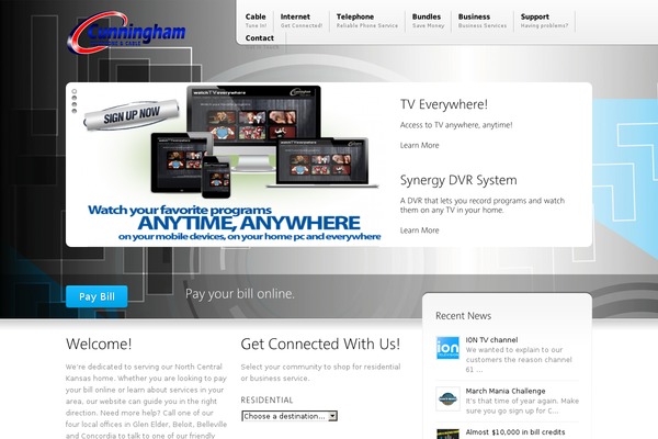 WordPress website example screenshot