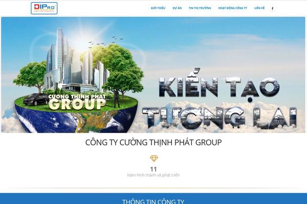 WordPress website example screenshot