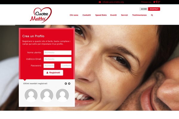 cuore-matto.org site used Sweetdate