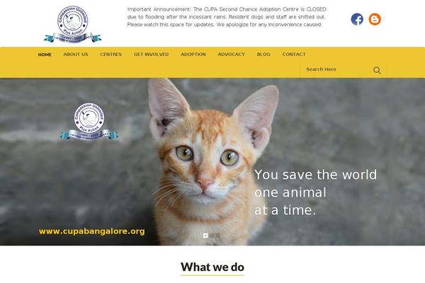cupabangalore.org site used Charity