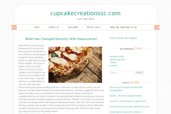 Sugar and Spice theme site design template sample