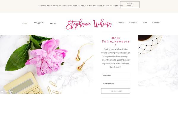 WordPress website example screenshot