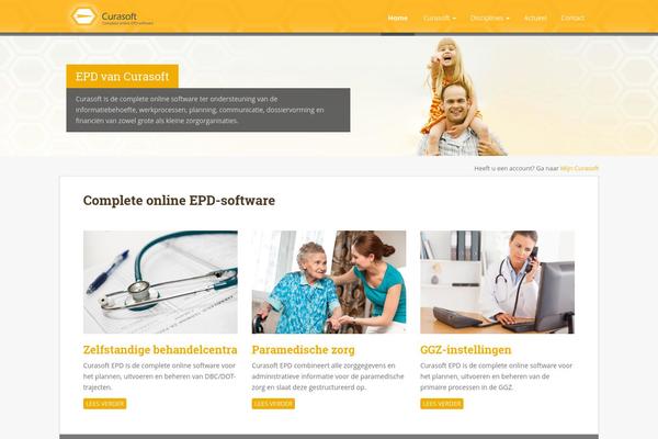 Sparkling theme site design template sample