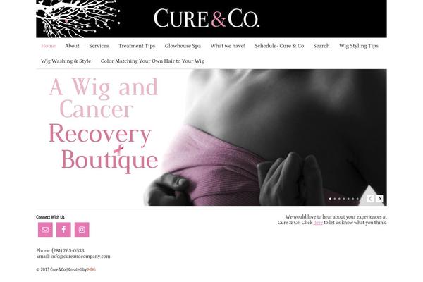 cureandcompany.com site used Cure