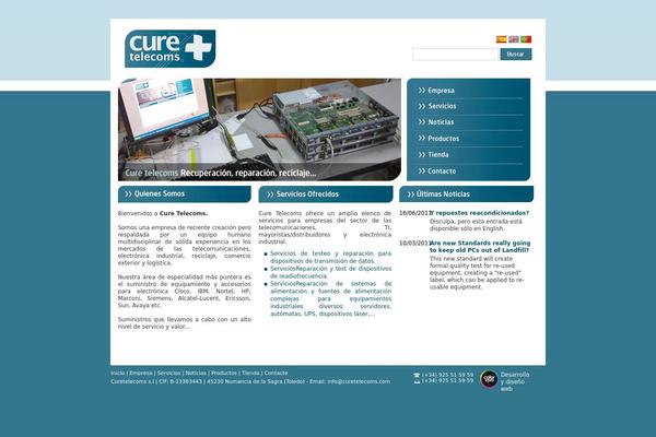 curetelecoms.com site used Curetelecoms