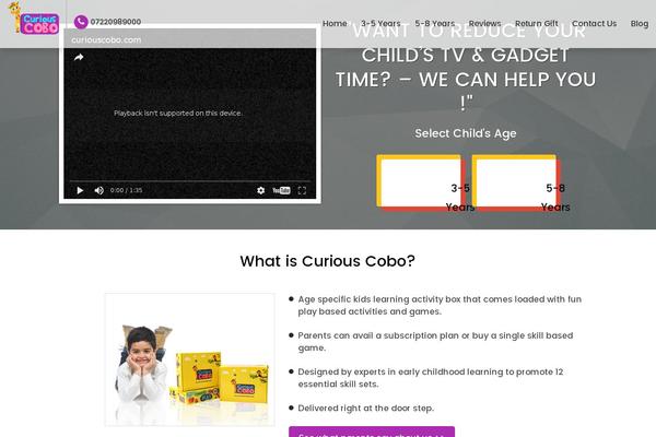 curiouscobo.com site used Curious-cobo