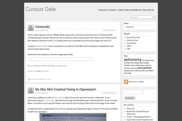 Suffusion theme site design template sample