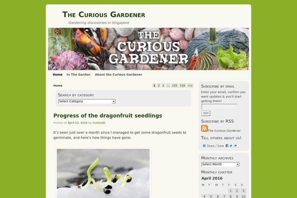 curiousgardener.com site used Weaver II