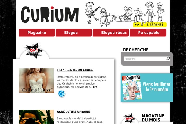 curiummag.com site used Debrouillards