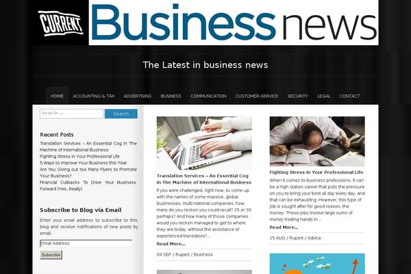 currentbusinessnews.net site used Wix
