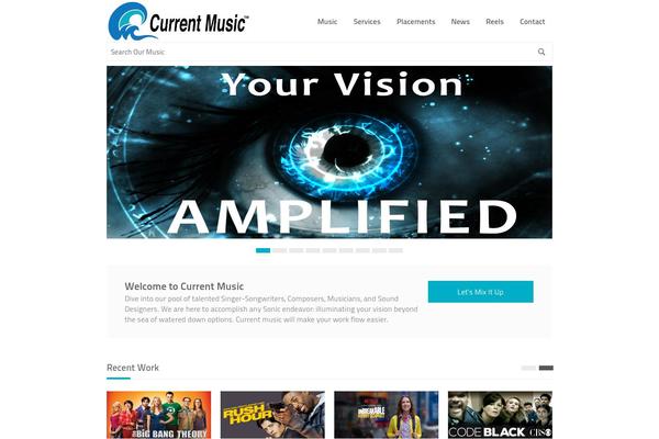currentmusic.com site used Crevision