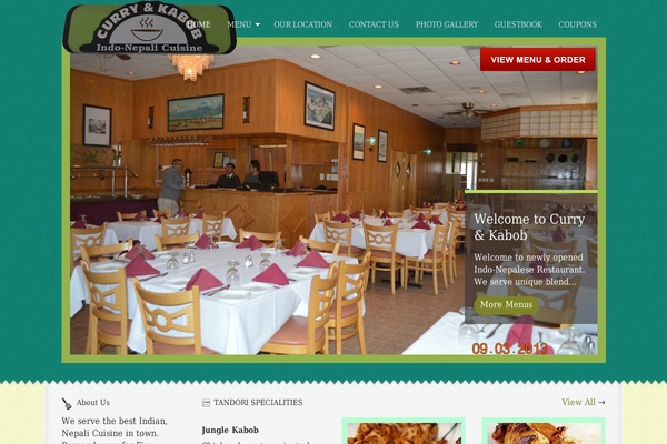 currykabobrestaurant.com site used Restorante