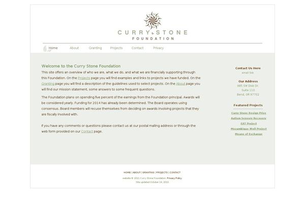 currystonedesignprize.com site used Currystonedesign