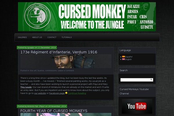 cursedmonkeys.com site used Parament