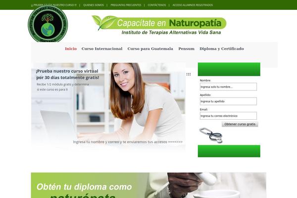 cursodenaturopatiaonline.com site used Papillon-wp