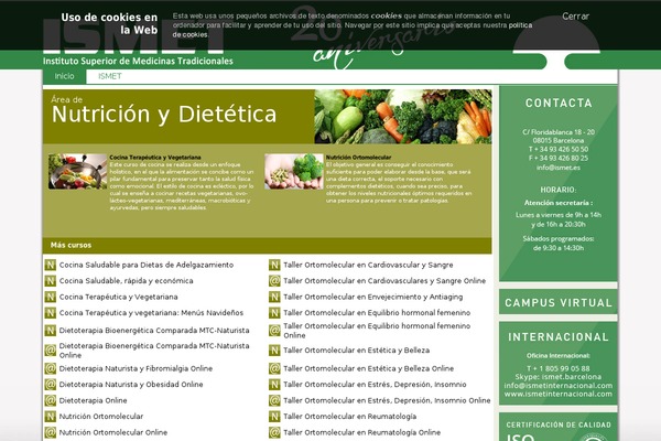 cursonutricionydietetica.com site used Ismet_new