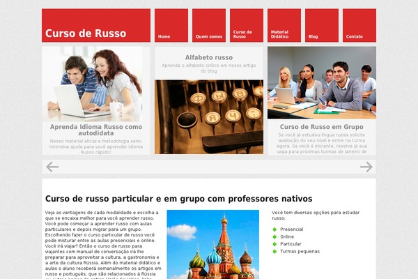 cursorusso.com.br site used Russo