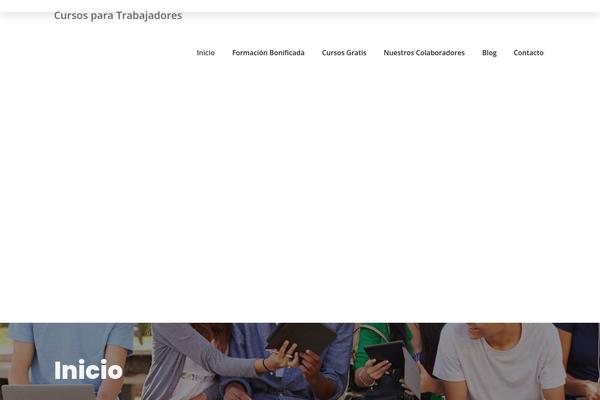 cursostrabajadores.es site used Educacion-wp