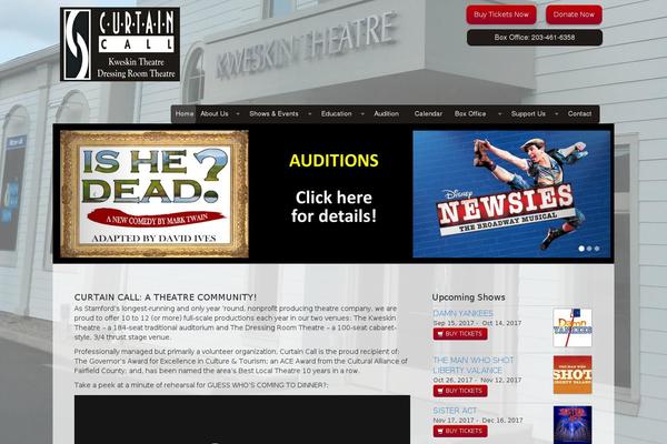 curtaincallinc.com site used Proscenium