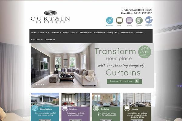 curtainelegance.com.au site used Modernize Child Theme