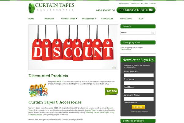 curtaintapes.com.au site used Curtaintapes