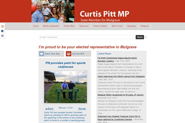 curtispitt.com.au site used Curtispitt