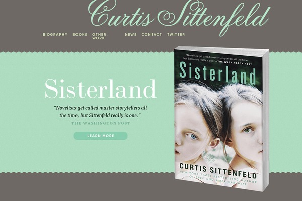 curtissittenfeld.com site used Curtis