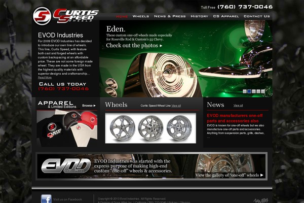 WordPress website example screenshot