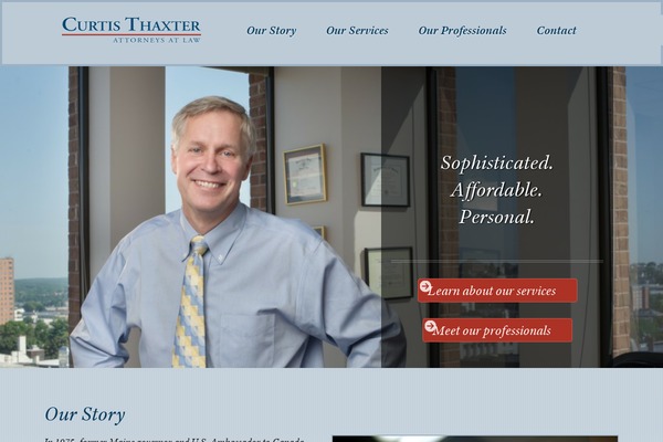 curtisthaxter.com site used Curtis-thaxter