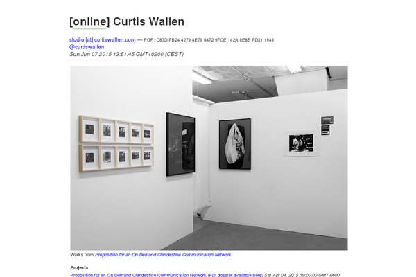 curtiswallen.com site used Curtis