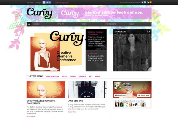 curvy-world.com site used Curvy