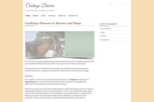 cushings-disease.com site used Dedicated