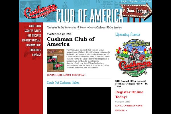 cushmanclubofamerica.com site used Clubsite-site