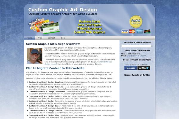custom-graphic-art-design.com site used Cgadcms