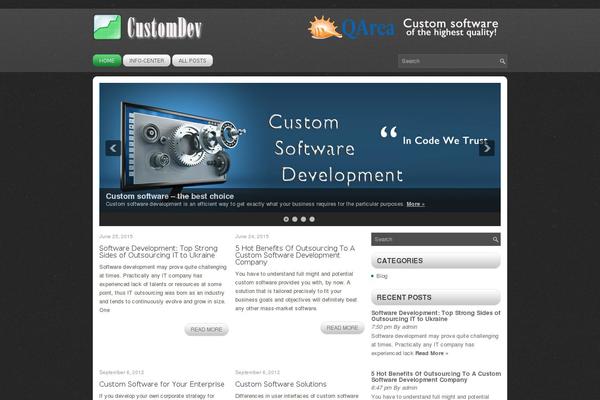 custom-software-development.biz site used Efinance