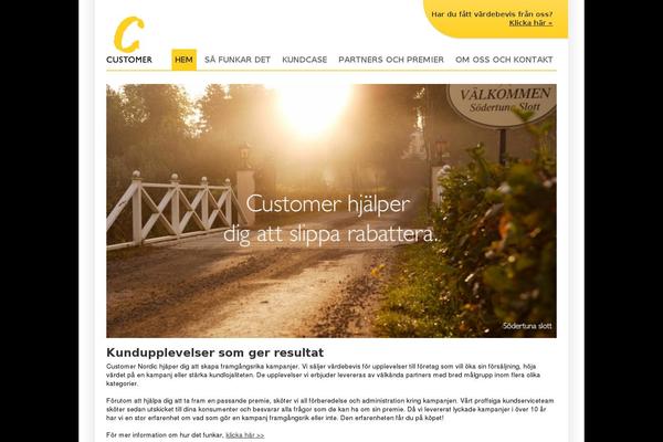 customer.se site used Customer.se