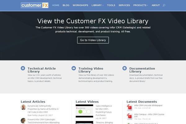 customerfx.com site used Divi-2.1.2