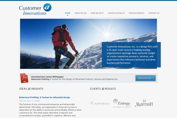 customerinnovations.com site used Customerinnovations2012